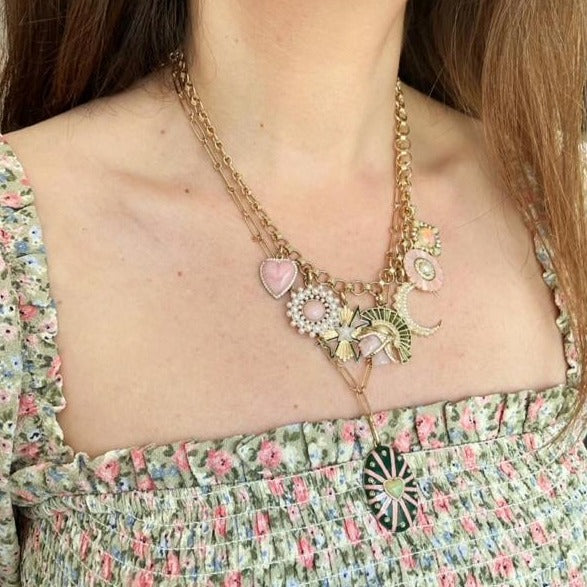 14K Gold Book Link Handmade 16" Everett Chain - storrow