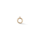 14K Gold Circle Clip Bail - storrow