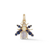 14K Gold & Gemstone Beatrice Bee Charm - storrow