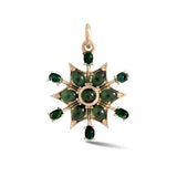 14K Gold & Green Tourmaline Sadie Charm - storrow