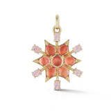 14K Gold & Pink Tourmaline Sadie Charm - storrow