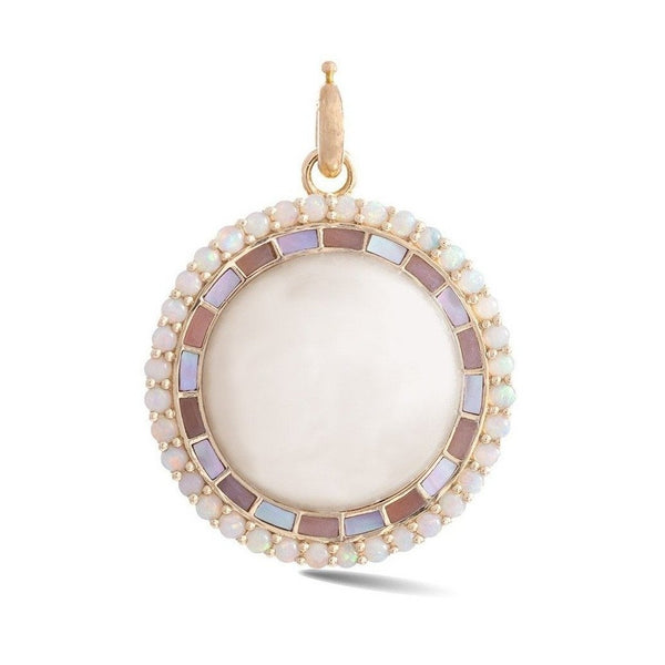 14K Gold Gemstone & Pearl Josephine Charm - storrow