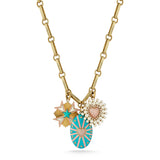 14K Emmeline, Eleanor, & Juliana Multi-Charm Necklace