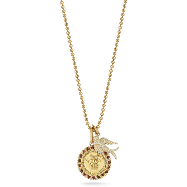 14K Matilda & Birdie Multi-Charm Necklace