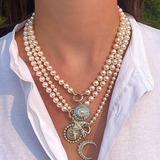 14K 20" AAA 7.5-8.5MM Japanese Akoya Pearl Howie Necklace - storrow