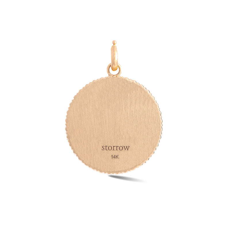 14K Gold Gemstone & Pearl Josephine Charm - storrow