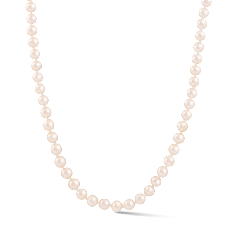 14K 18" AAA 5-7MM Japanese Akoya Pearl Howie Necklace - storrow