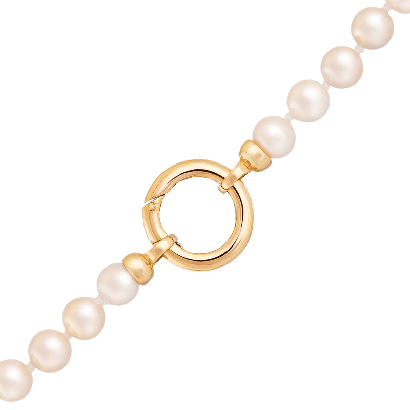 14K 20" AAA 5-7MM Japanese Akoya Pearl Howie Necklace - storrow