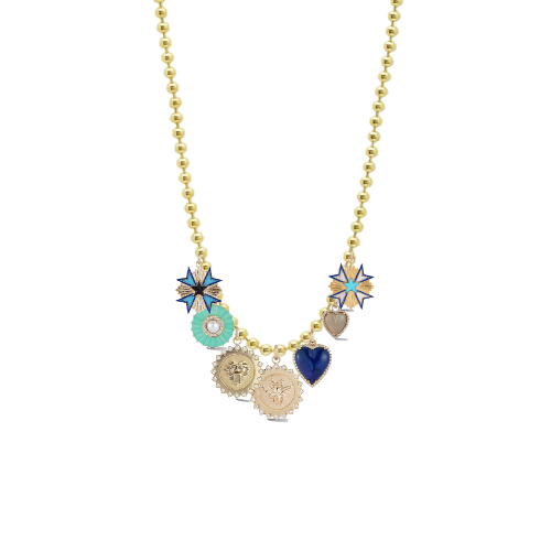Custom Charm Combination Necklace - Prices from 18300.00 to 18399.00