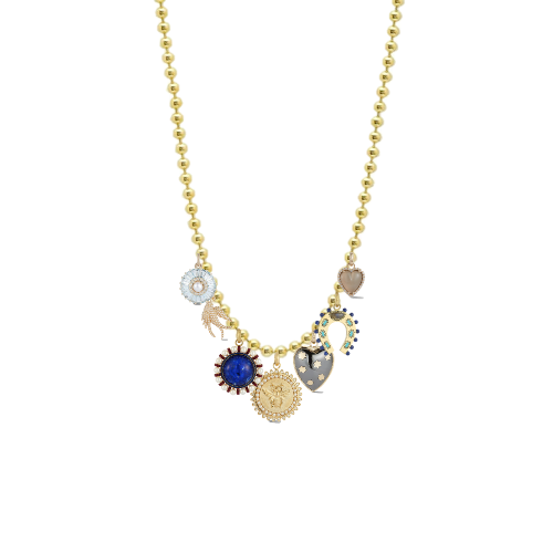 Custom Charm Combination Necklace - Prices from 16300.00 to 16399.00