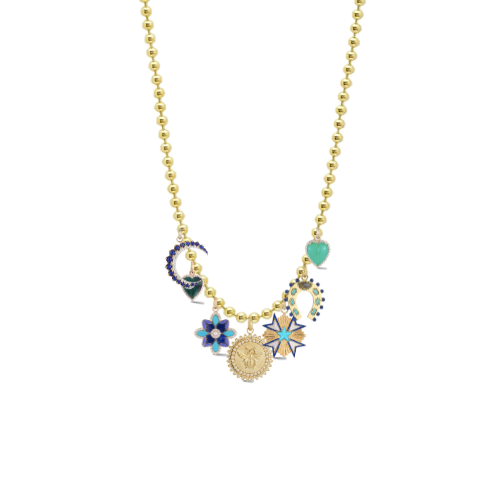 Custom Charm Combination Necklace - Prices from 19700.00 to 19799.00